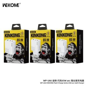 Wekome WPU66 65W Triple-Port Fast Charger (UK Plug)