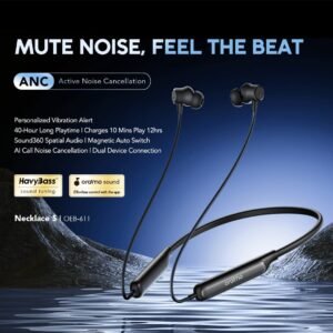 Neckband Wireless Earphone oraimo  OEB-611 Black
