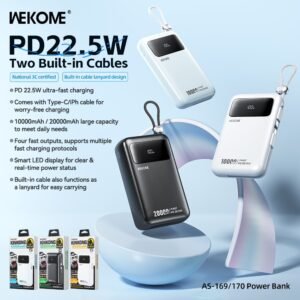 Wekome AS-169 Power Bank (10000mAh) (CCCVersion)