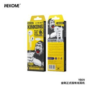 Wekome YB09 Kinkong Wired Iphone Earphone White